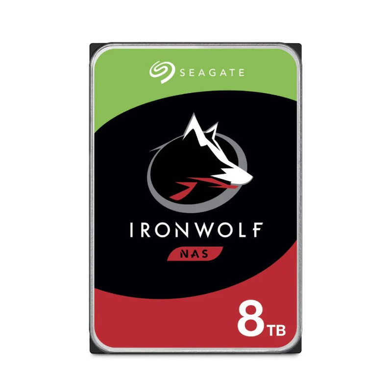 Seagate IronWolf 8TB NAS 3.5 Inch Internal SATA HDD - مساحة تخزين